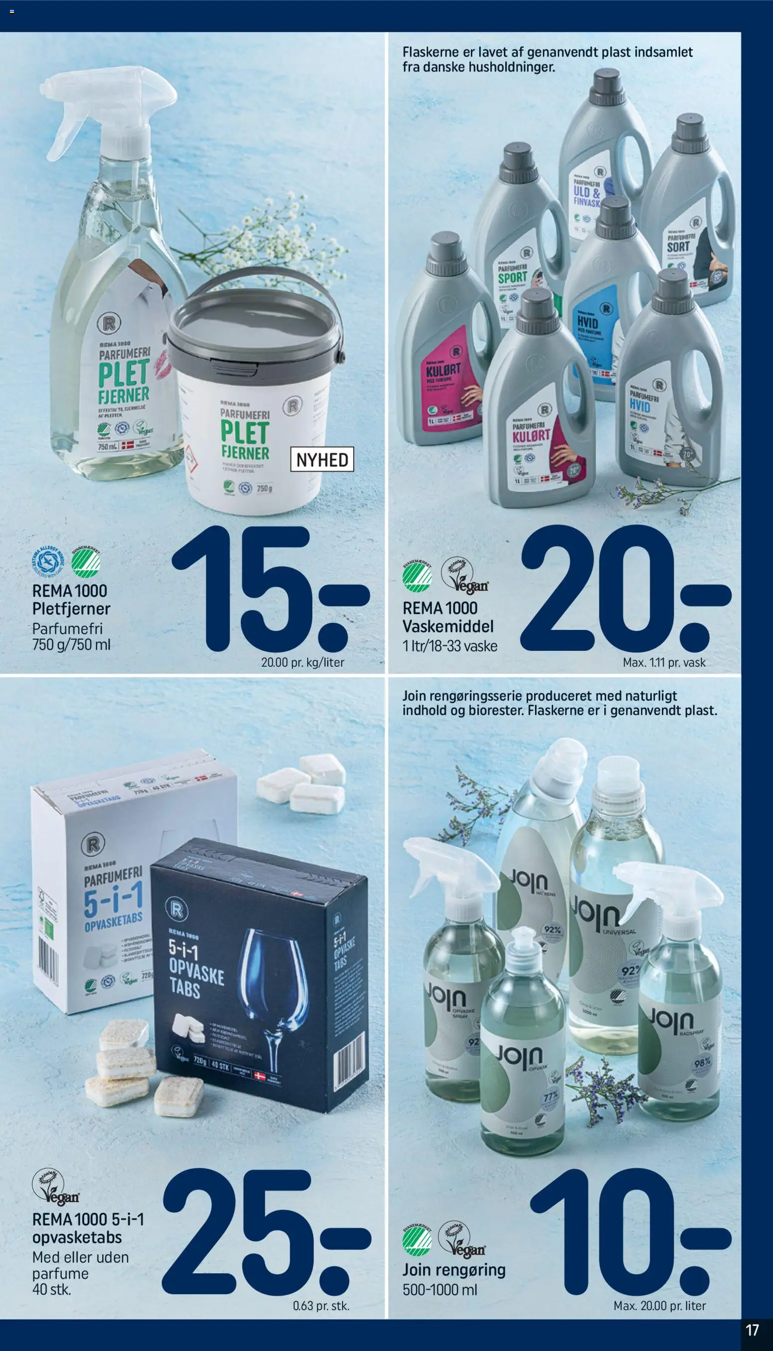 Rema 1000 tilbudsavis – gyldig fra 19.04.2026 | Side: 17 | Produkter: Parfume, Pletfjerner