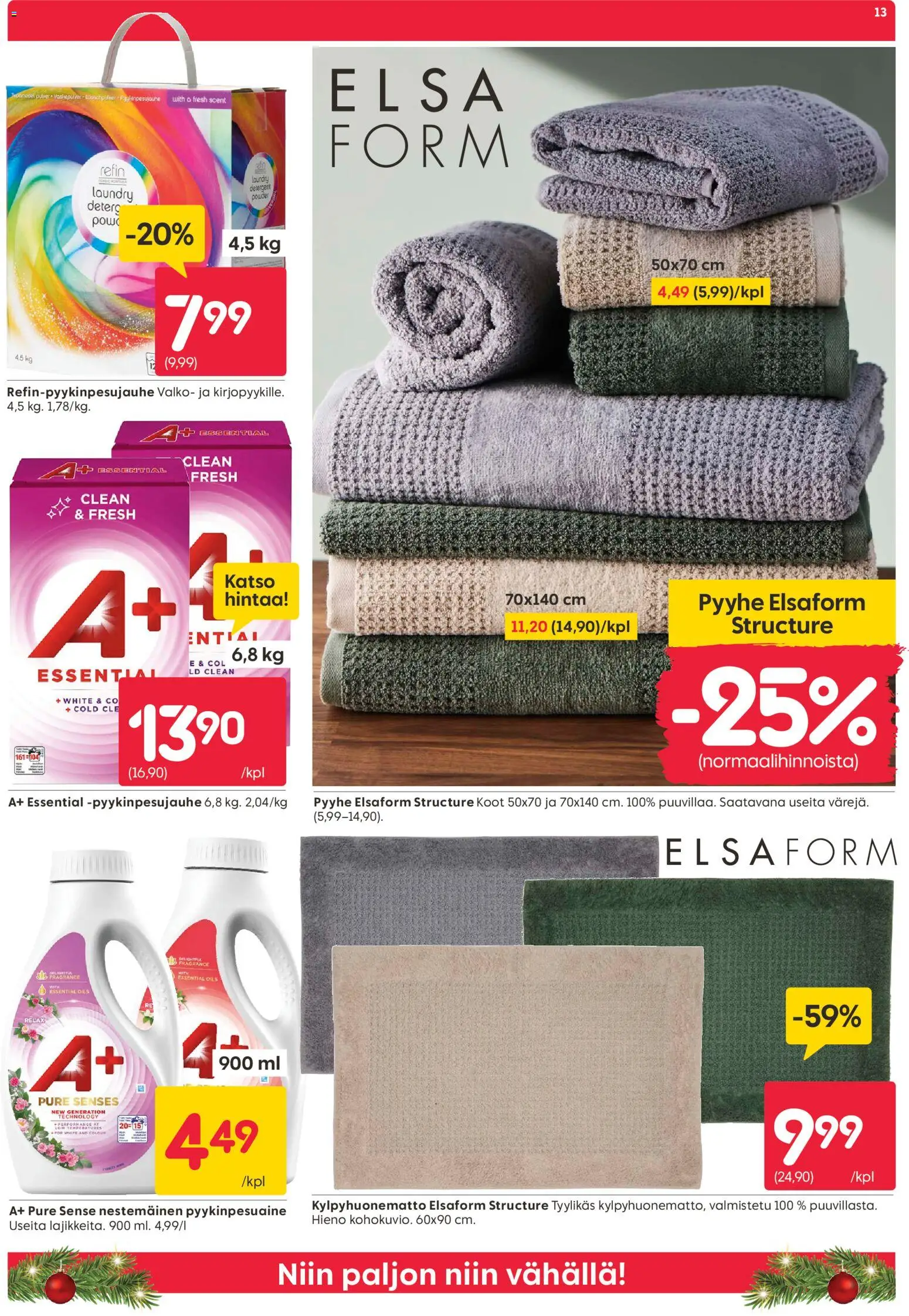 Rusta tarjoukset – voimassa 10.11.2025 alkaen | Sivu: 13 | Tuotteet: Pyyhe