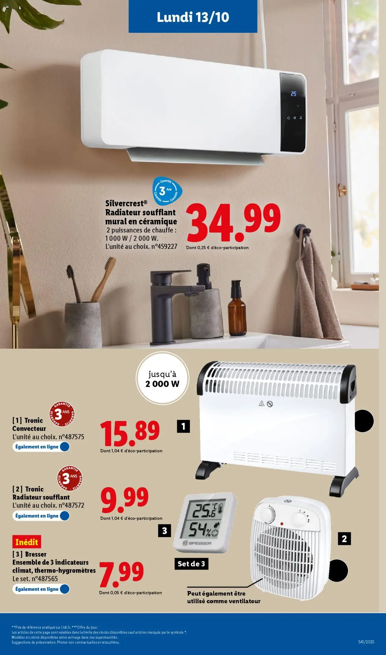 {H1} | Page: 61 | Produits: Ventilateur, Radiateur