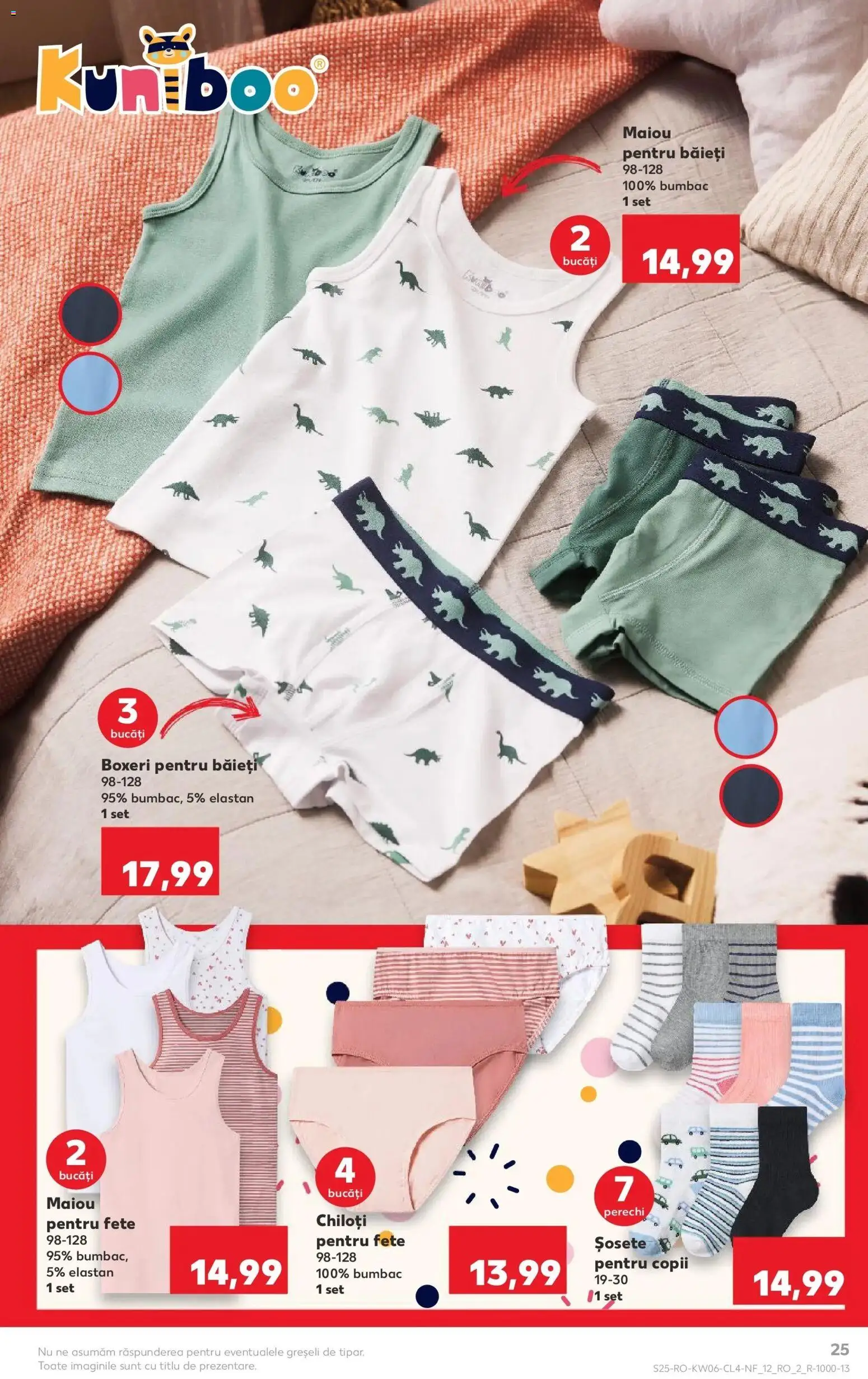 Noul catalog Kaufland – valabil de la 04.02.2026 | Pagină: 25 | Produse: Top, Maiou, Șosete, Boxeri
