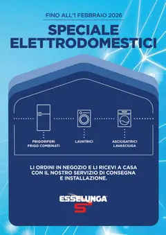 Anteprima del volantino Esselunga S Speciale Elettrodomestici catalogo valido a partire dal 11.01.2026