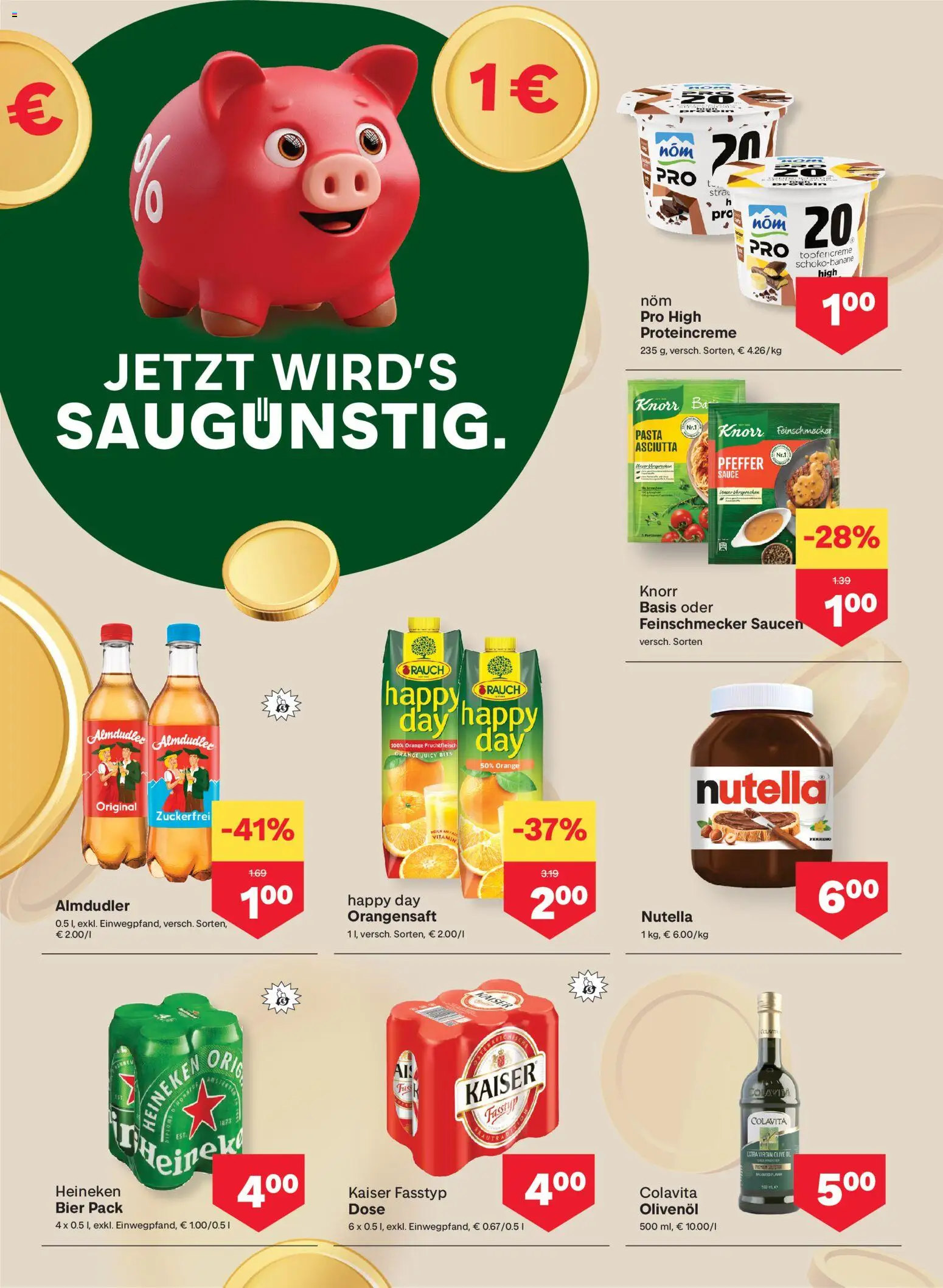 MPREIS Flugblatt gültig ab 01.01.2026 | Seite: 6 | Produkte: Pasta, Pfeffer, Bier