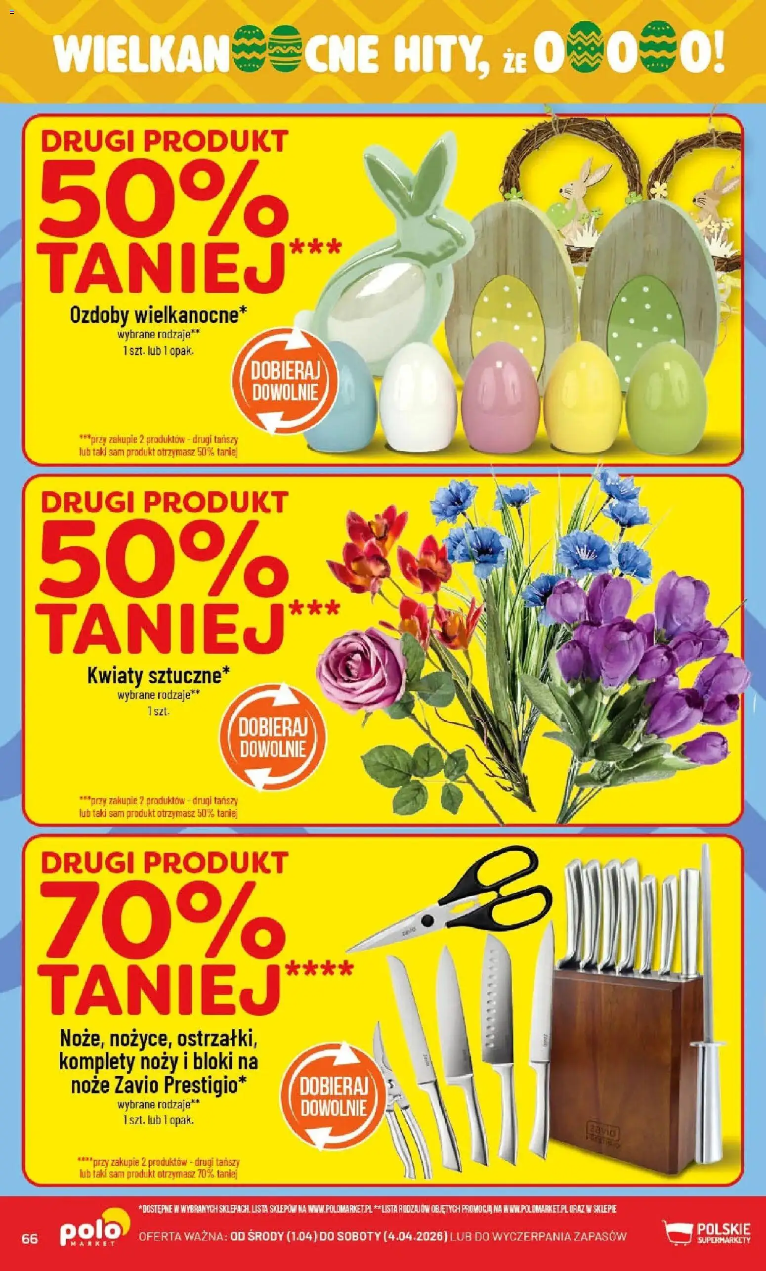 POLOmarket gazetka od 01.04.2026 | Strona: 66 | Produkty: Kwiaty