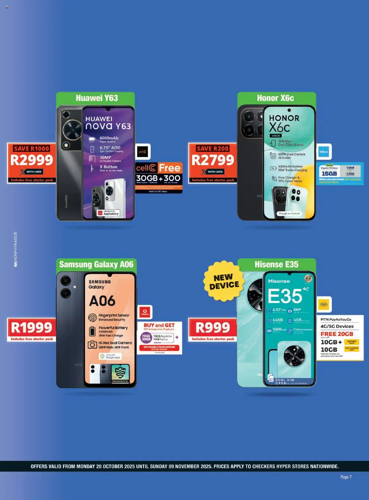 New Checkers catalogue – valid from 20.10.2025 | Page: 7 | Products: Cover, Camera, Battery, Charger