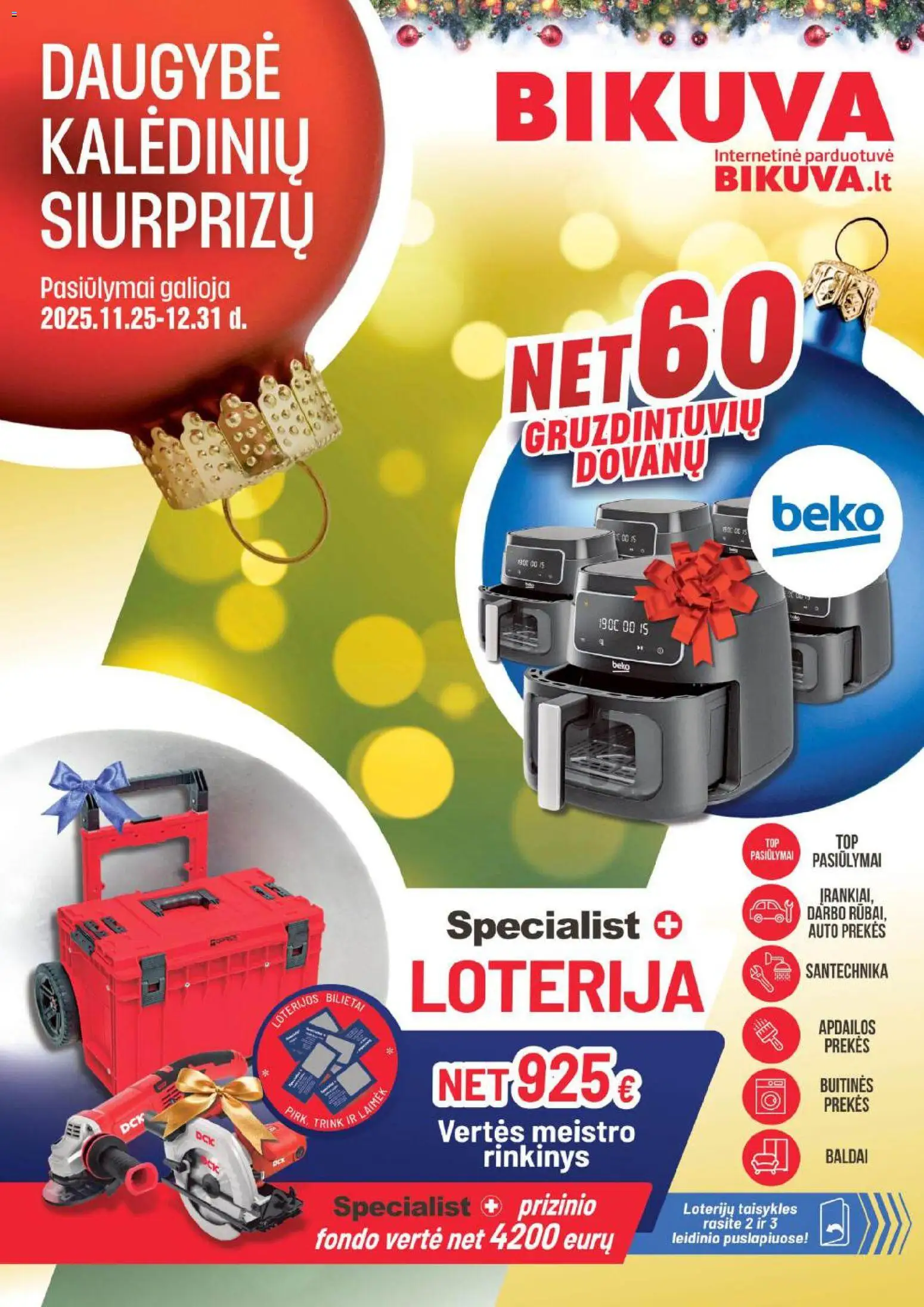 BIKUVA akcijos nuo 25.11.2025 | Puslapis: 1