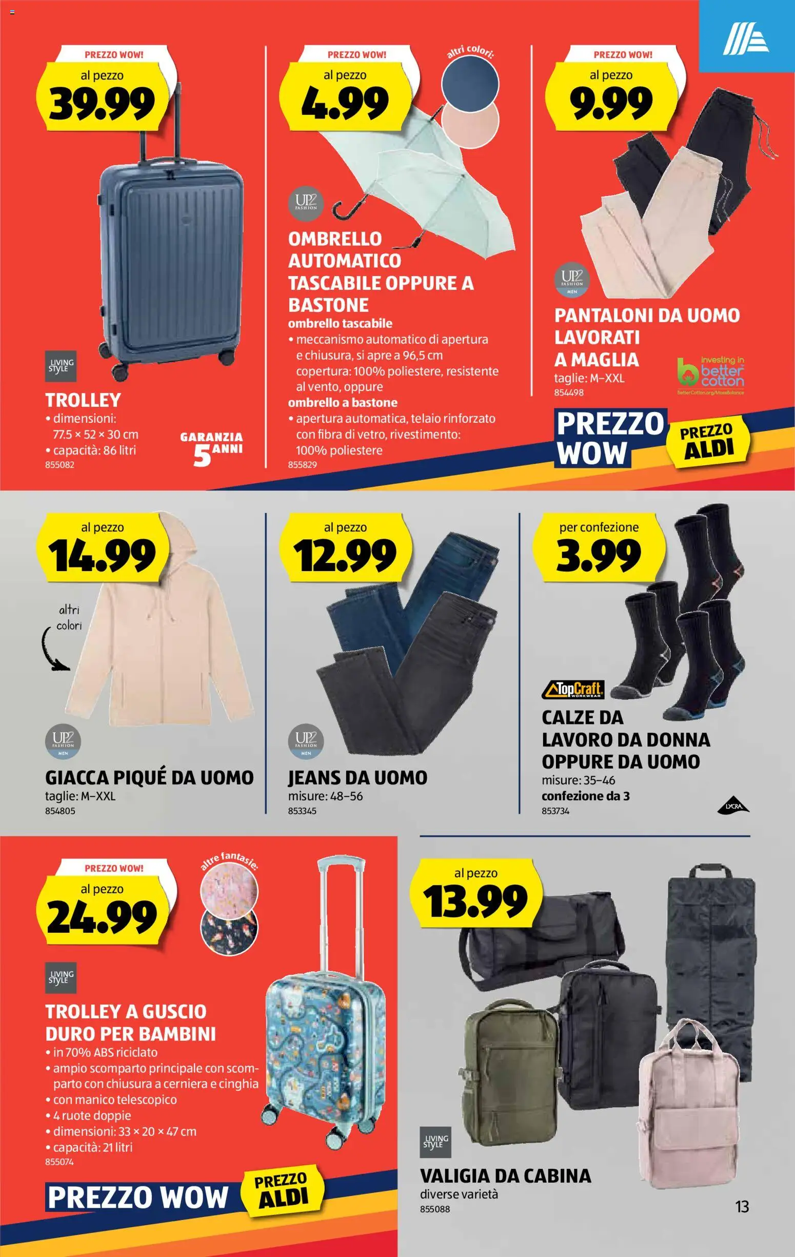 Aldi aktionen IT – gültig ab 19.03.2026 | Seite: 14 | Produkte: Jeans, Top