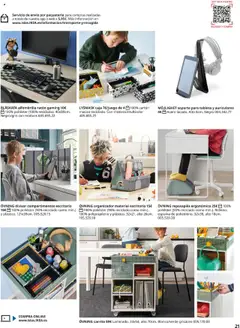 Vista previa Catálogo IKEA Oficina en casa válido desde el 01.09.2025 | Página: 21 | Productos: Alfombrilla, Ratón gaming, Tableta, Auriculares