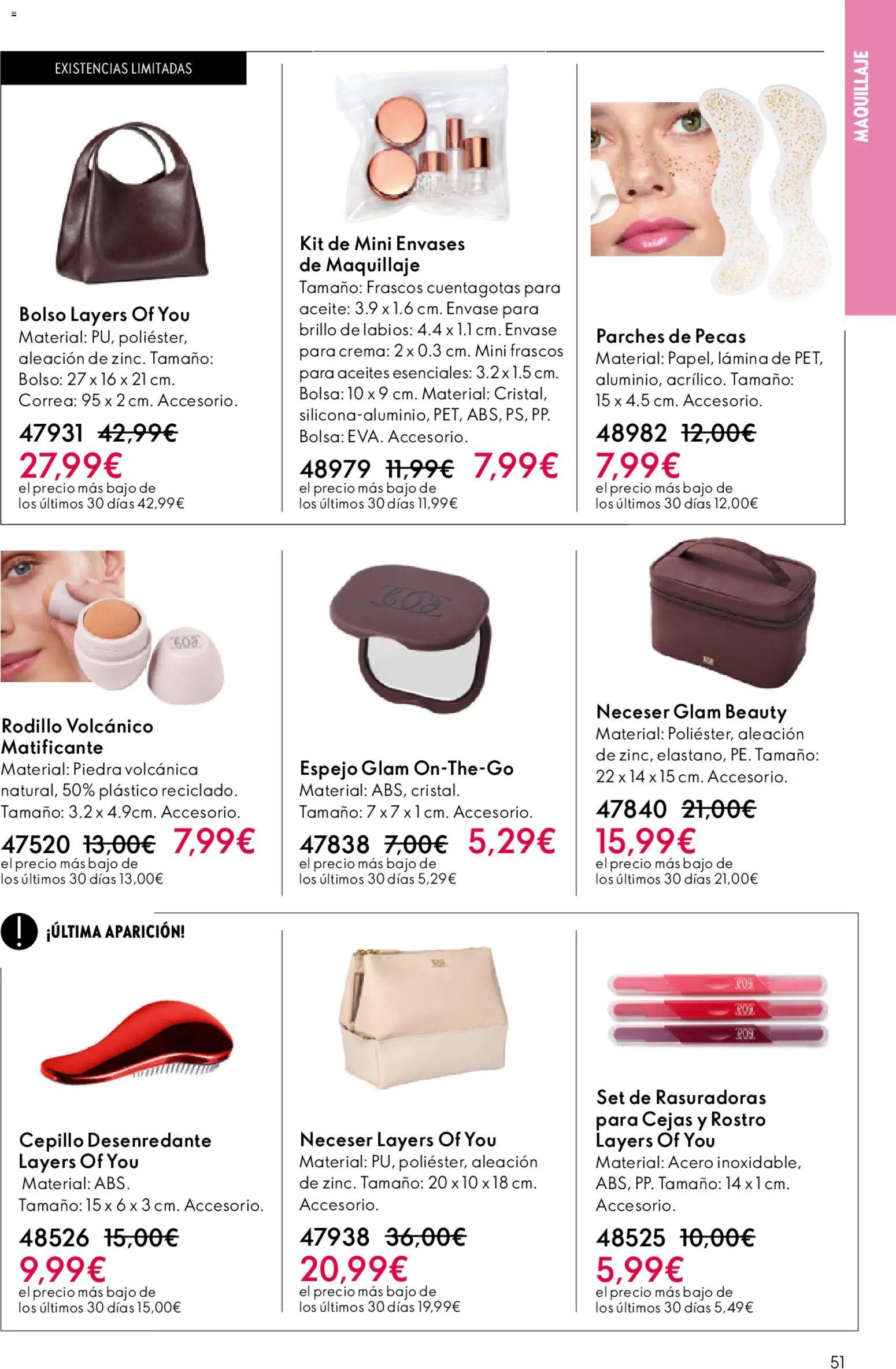 Oriflame - Catálogo Campaña 6 │ válido desde el 22.04.2026 | Página: 51 | Productos: Maquillaje, Bolso, Bolsa, Neceser