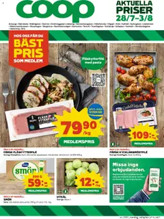 Coop - Almunge - Förhandsvisning av reklamblad från butik Coop aktuell från 28.07.2025