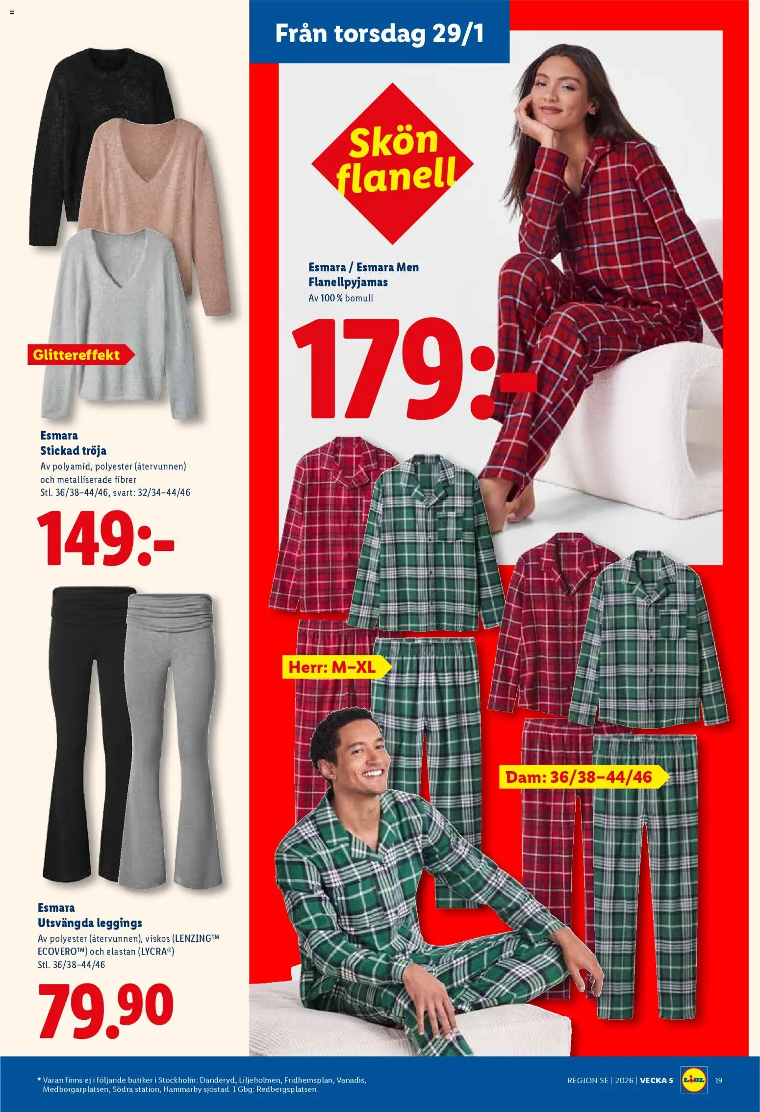 Lidl reklamblad aktuell från 26.01.2026 | Sida: 22 | Produkter: Stickad tröja, Tröja, Leggings