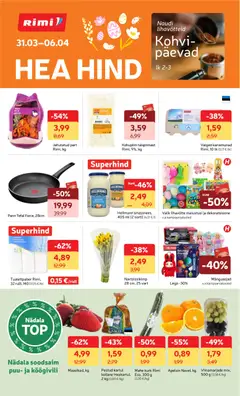 Rimi kliendilehe eelvaade alates 31.03.2026