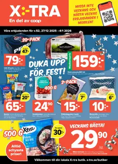 Coop X:-TRA - erbjudanden - Förhandsvisning av reklamblad från butik Coop X:-TRA aktuell från 27.12.2025