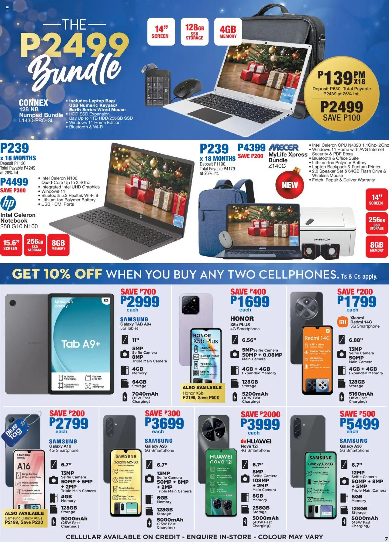 New OK Furniture catalogue – valid from 20.10.2025 | Page: 7 | Products: Smartphone, Tablet, Printer, Camera