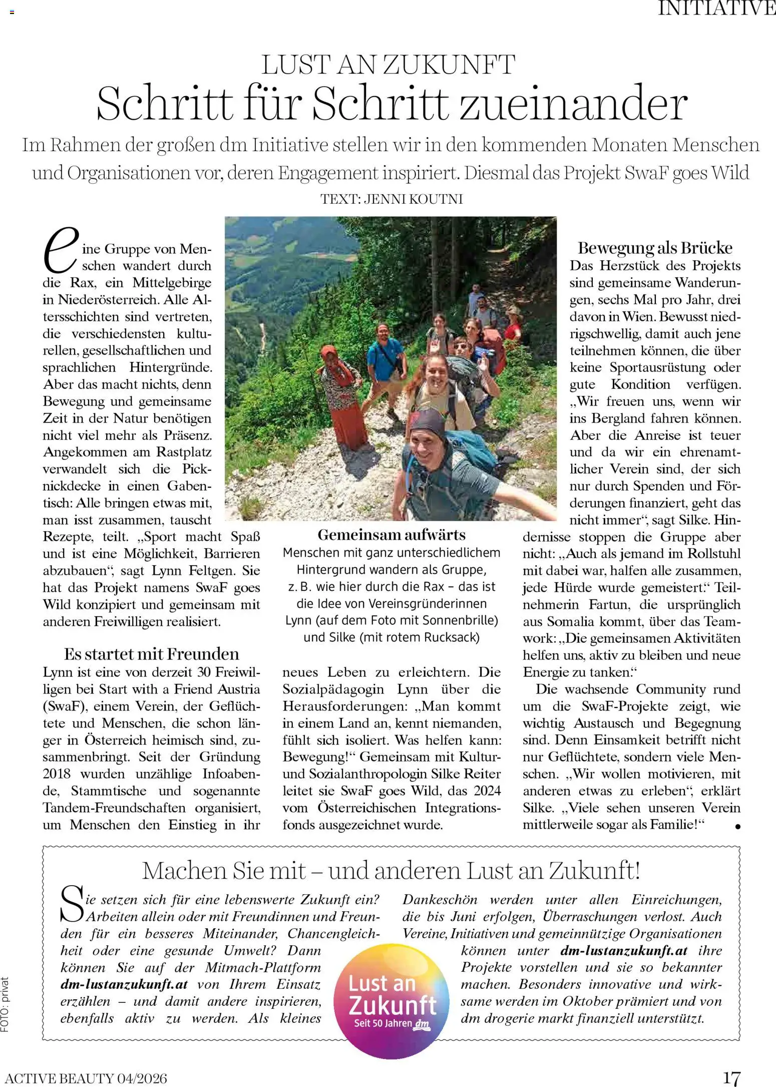 dm drogerie markt Active Beauty Magazin 04/2026 gültig ab 01.04.2026 | Seite: 17