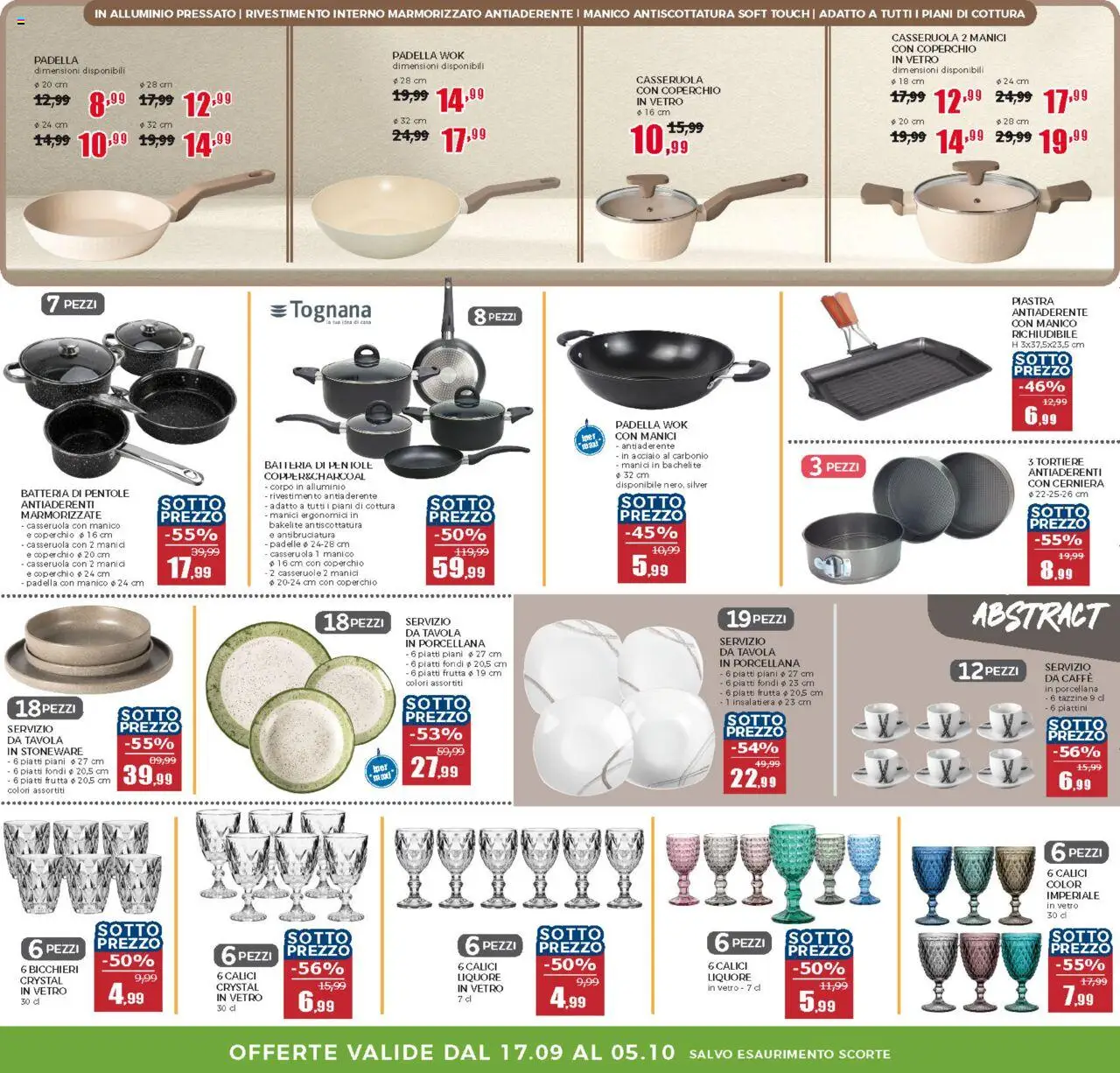 Volantino Happy Casa del 17.09.2025 | Pagina: 2 | Prodotti: Frutta, Padella, Casseruola, Batteria