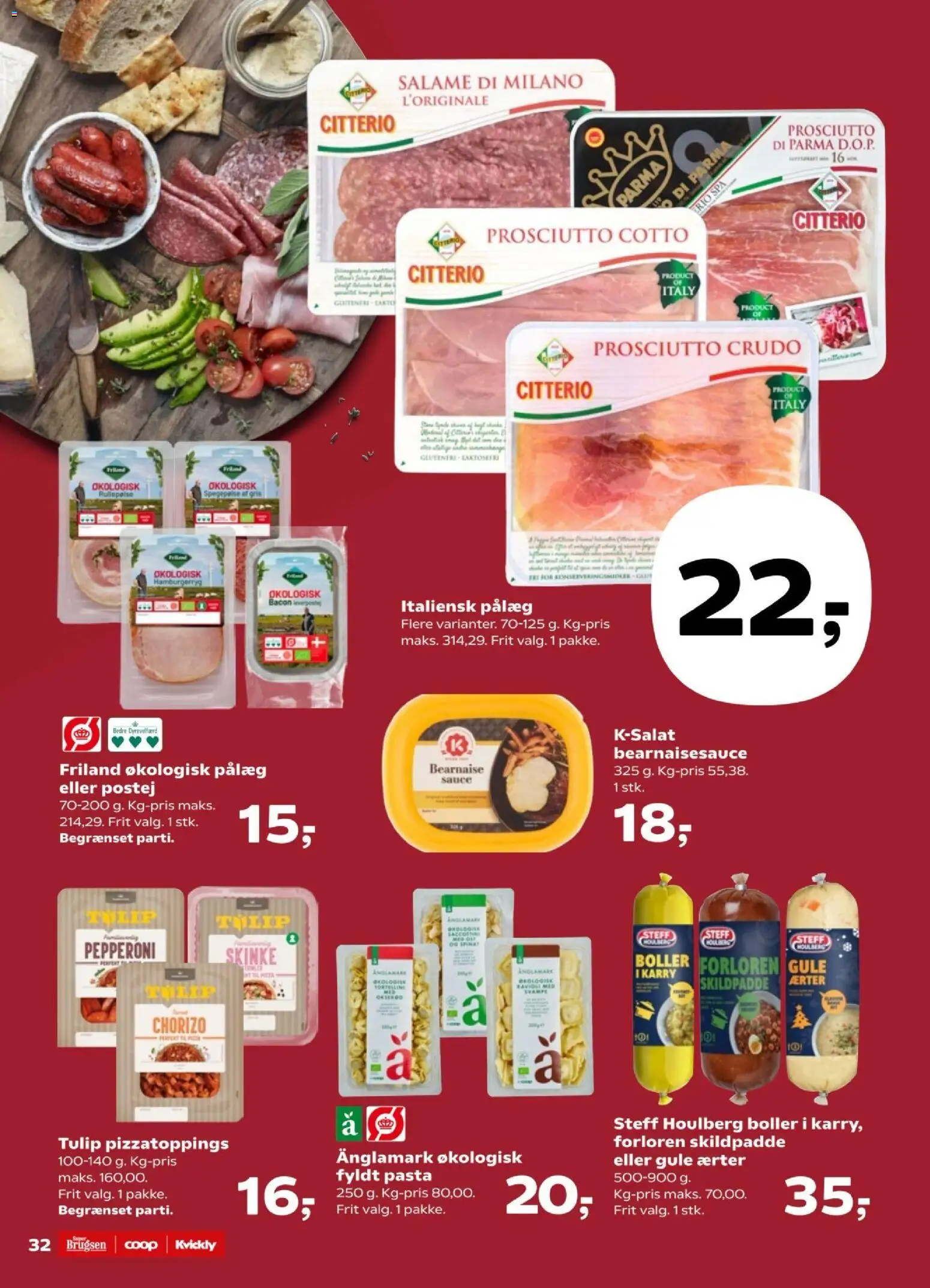 Kvickly tilbudsavis – gyldig fra 27.02.2026 | Side: 34 | Produkter: Karry, Hamburgerryg, Fyldt pasta, Forloren Skildpadde