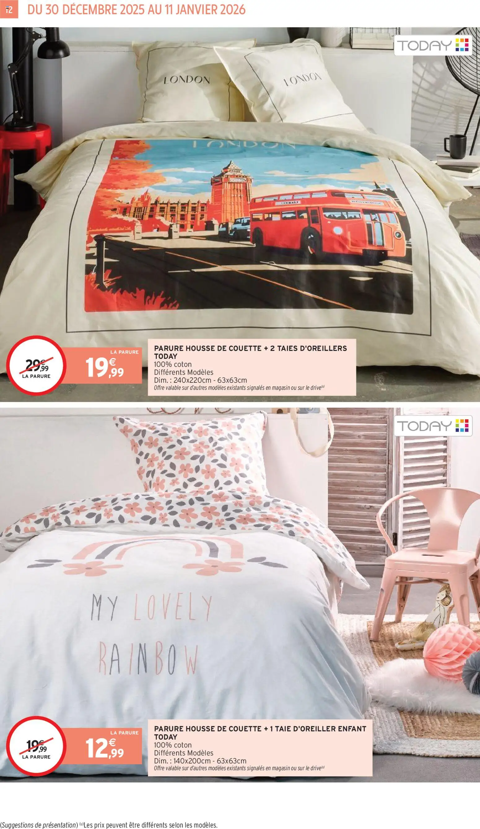 {H1} | Page: 12 | Produits: Taie d'oreiller, Coton, Housse de couette, Couette