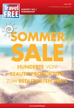 Travel Free Angebote gültig ab dem 01.08.2025