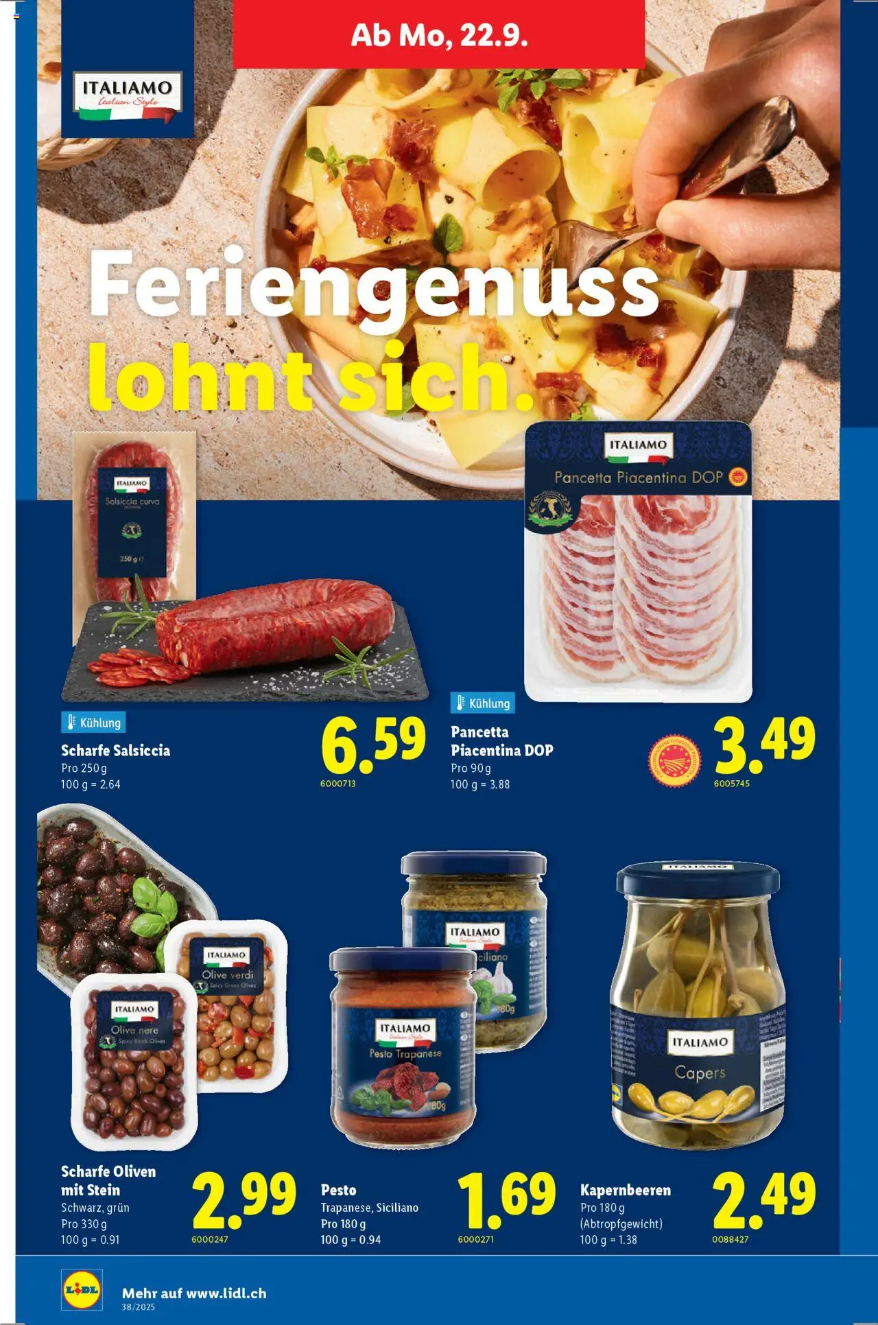 Lidl Aktionen – gültig ab 18.09.2025 | Seite: 22