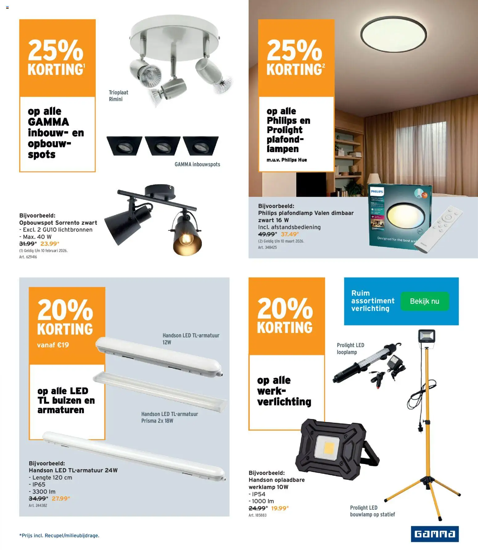 {H1} | Pagina: 20 | Producten: Verlichting