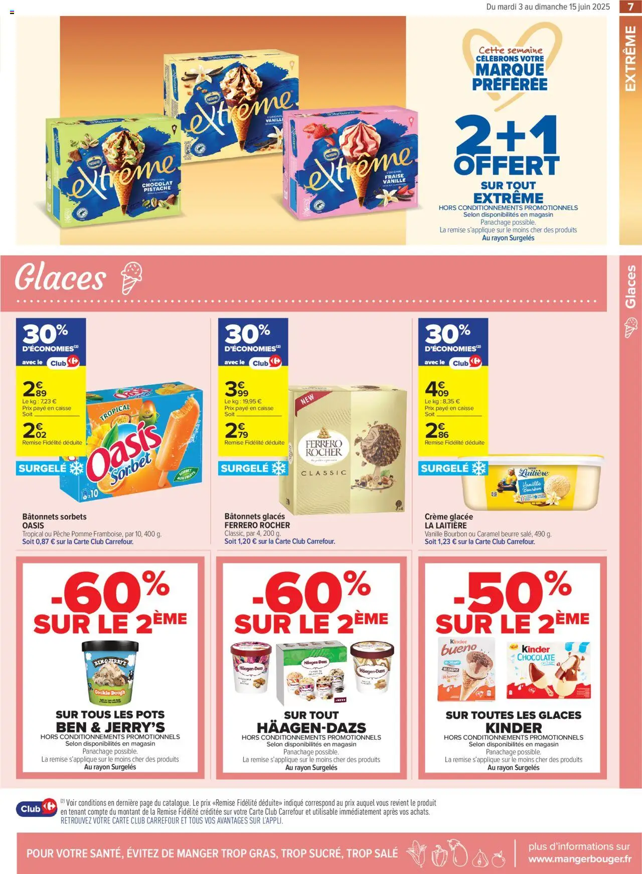  | Page: 9 | Produits: Pêche, Pomme, Oasis tropical, Beurre