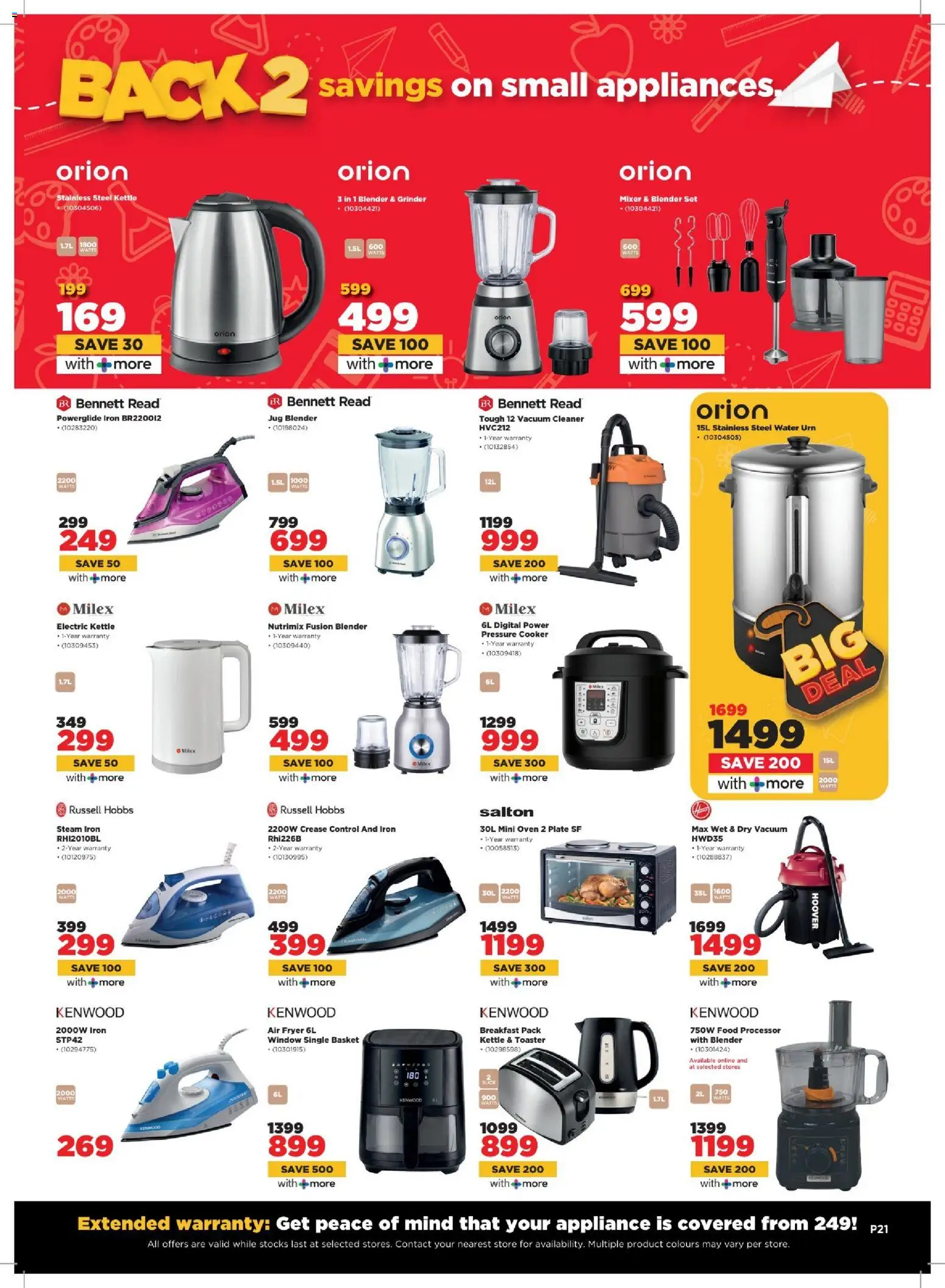 New HiFi Corp catalogue – valid from 04.02.2026 | Page: 21 | Products: Plate, Vacuum cleaner, Mixer, Air fryer