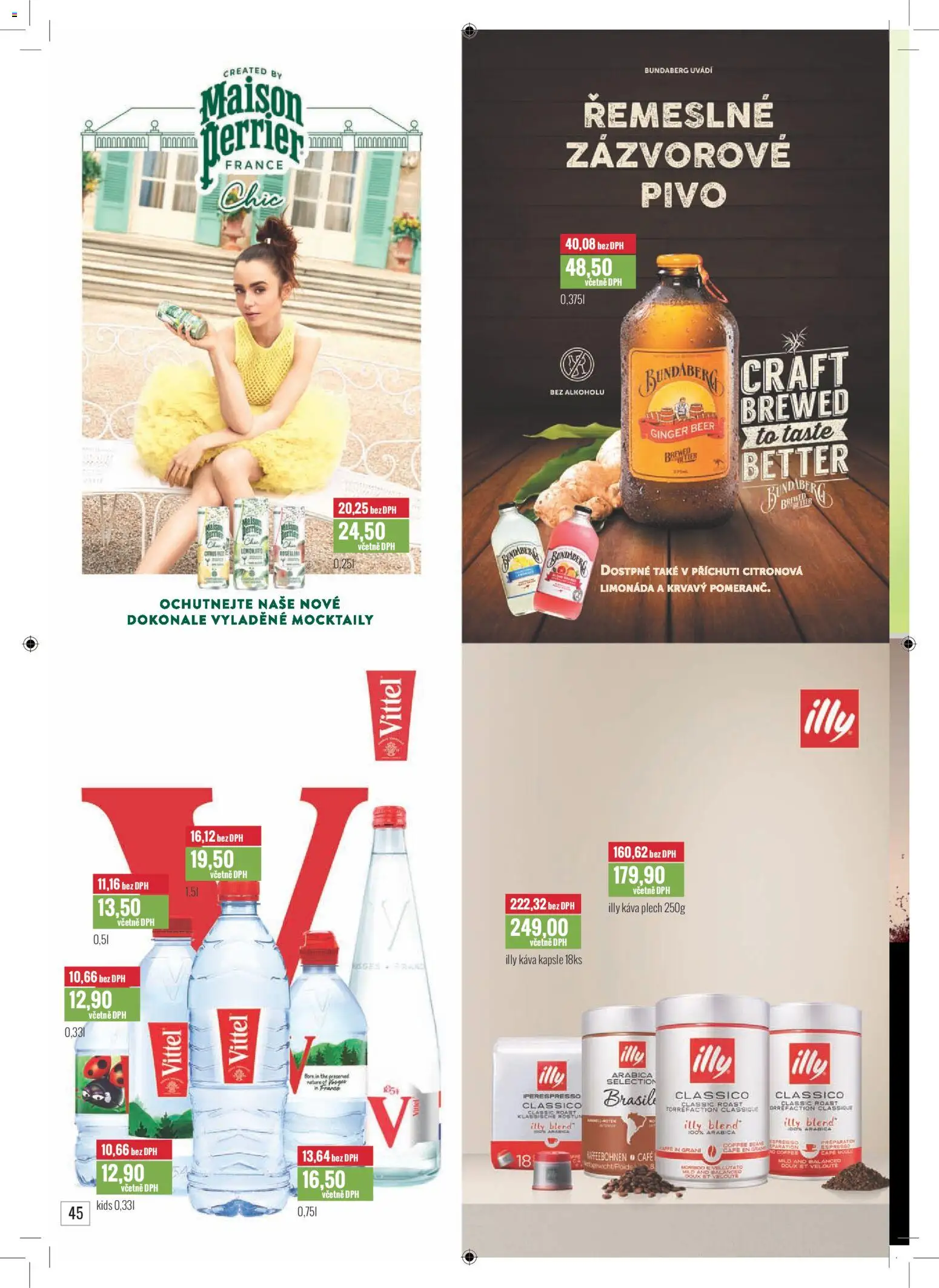Ratio leták od 01.01.2026 | Strana: 46 | Produkty: Káva, Ginger Beer, Illy, Plech