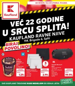 Kaufland - Split-Ravne njive - Pregled kataloga iz trgovine Kaufland, vrijedi od 13.08.2025