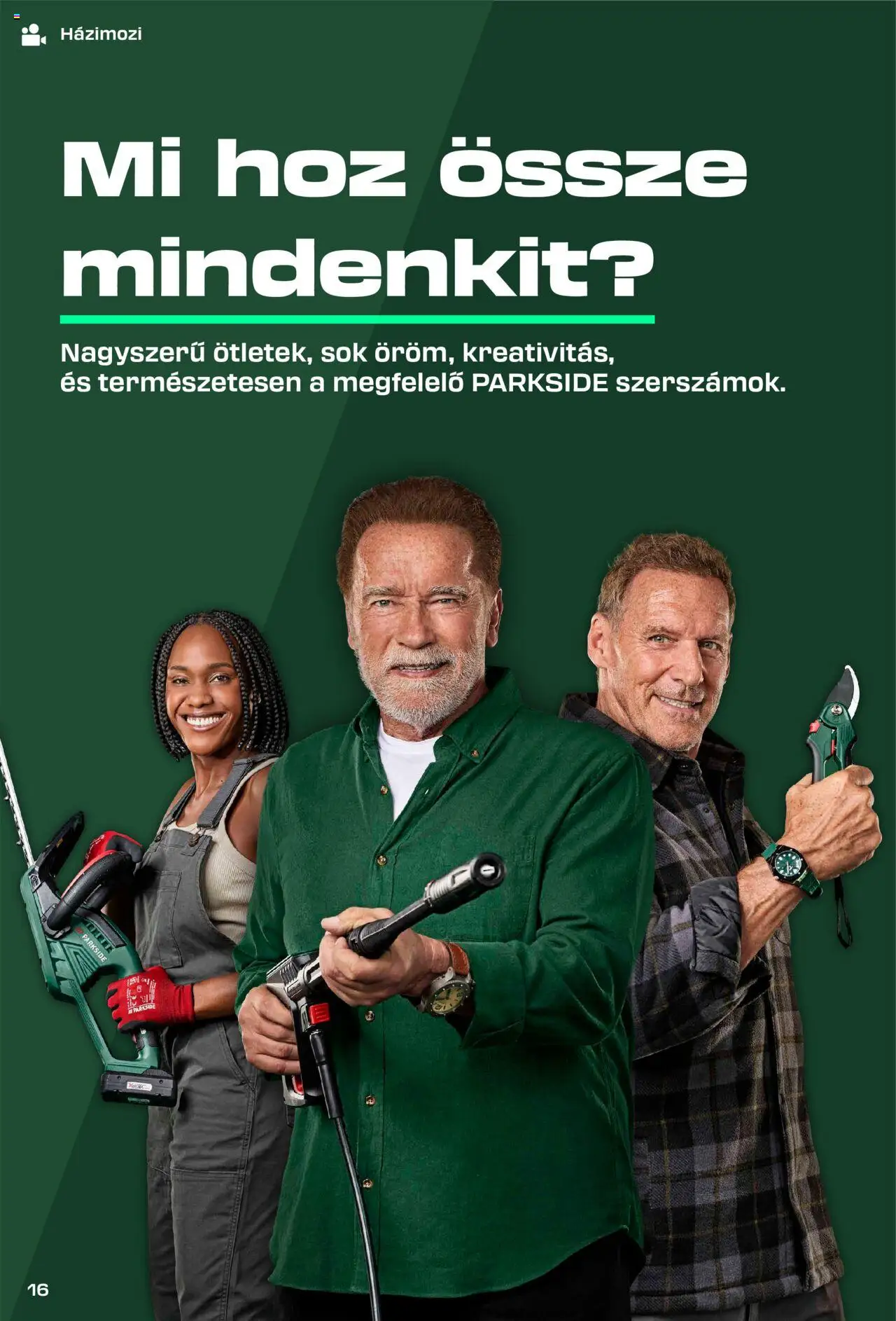 Lidl akciós ujság - amely érvényes a következő dátumtól: 26.08.2025 | Oldal: 16 | Termékek: Parkside, Házimozi, Szerszámok