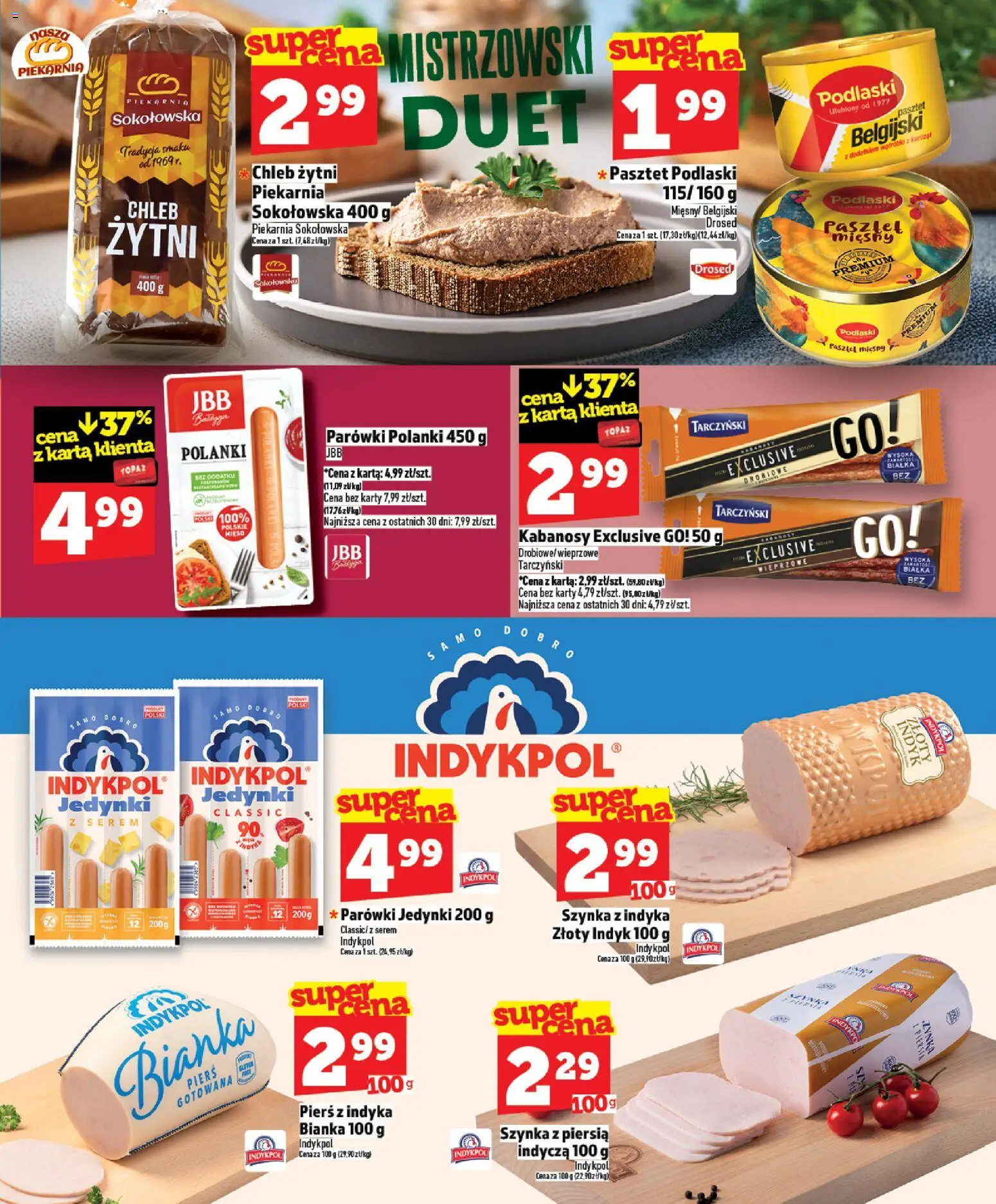 Topaz Gazetka MAZ od 05.02.2026 | Strona: 9 | Produkty: Mięso, Chleb żytni, Piekarnia, Chleb