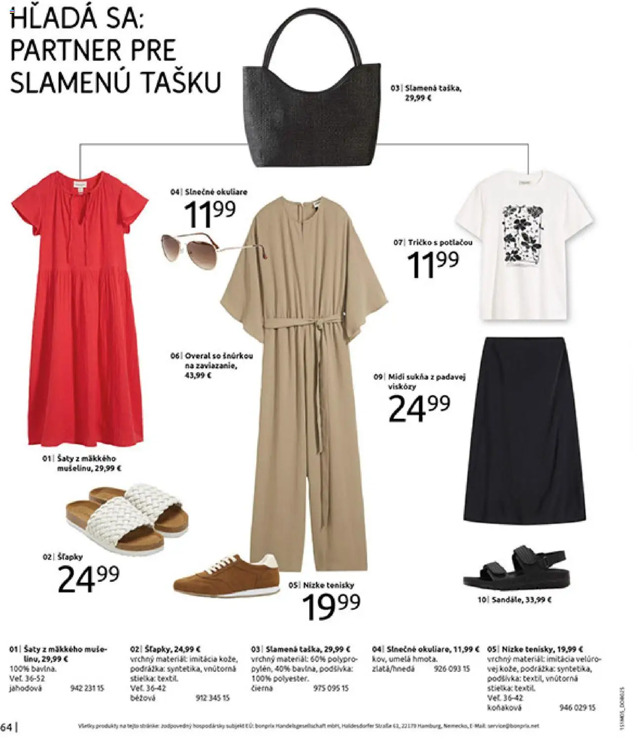 Bonprix katalóg citrusové farby │ platný od 26.05.2025 | Strana: 66 | Produkty: Šaty, Tričko, Overal, Okuliare