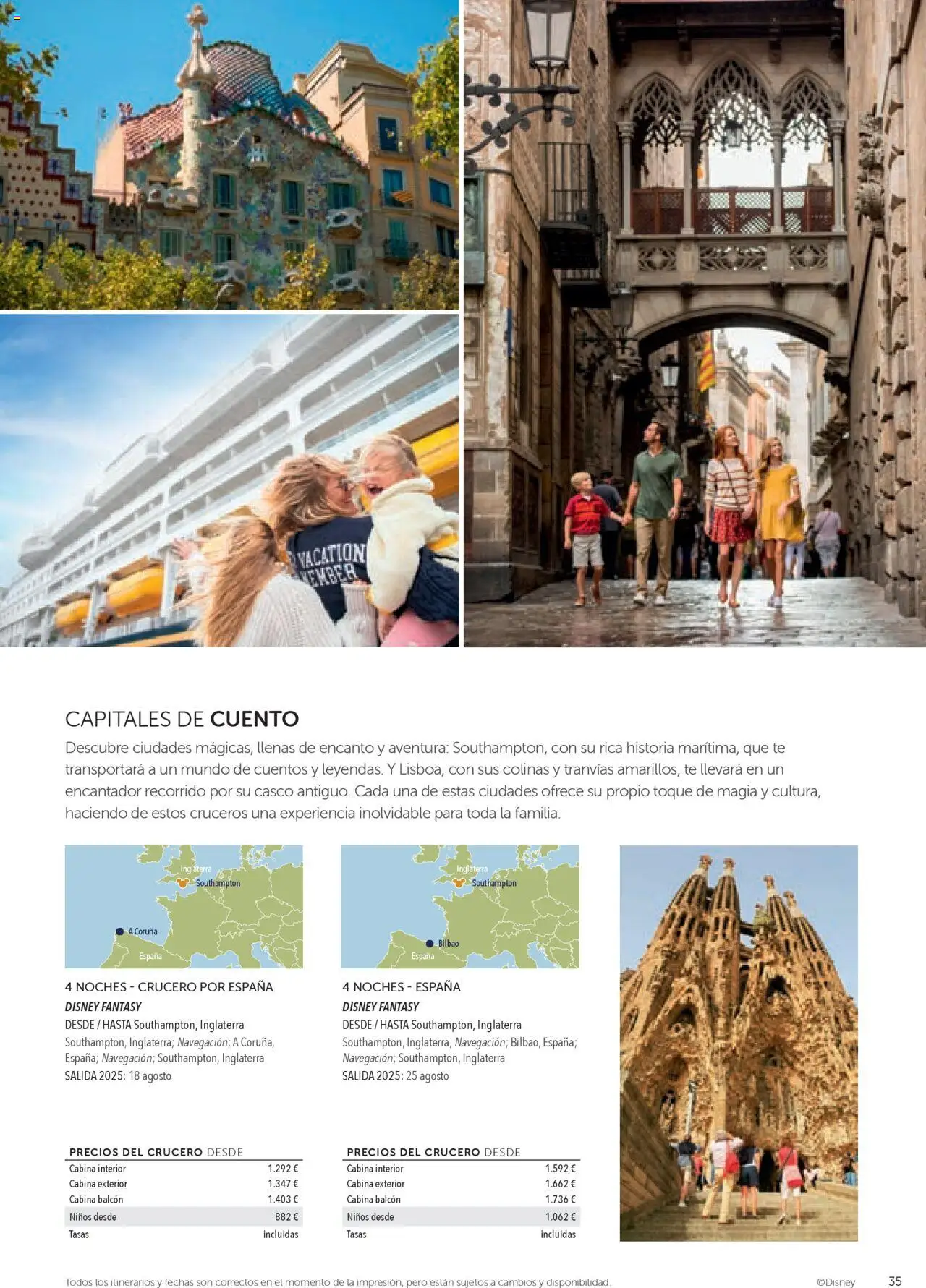 Viajes El Corte Inglés Disney Cruise Line │ válido desde el 28.01.2025 | Página: 35 | Productos: Té