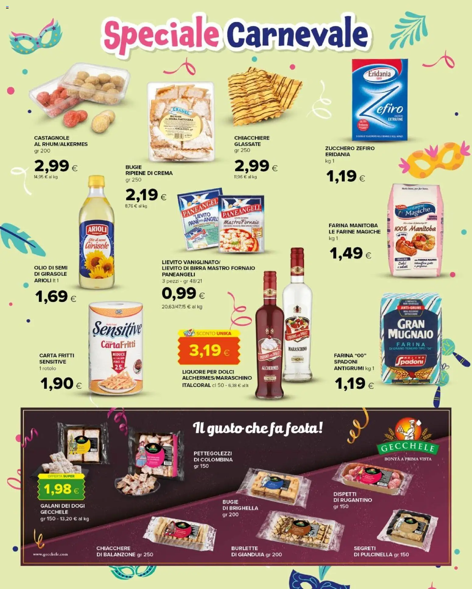 Volantino Tigre del 28.01.2026 | Pagina: 5 | Prodotti: Crema, Birra, Zucchero, Liquore