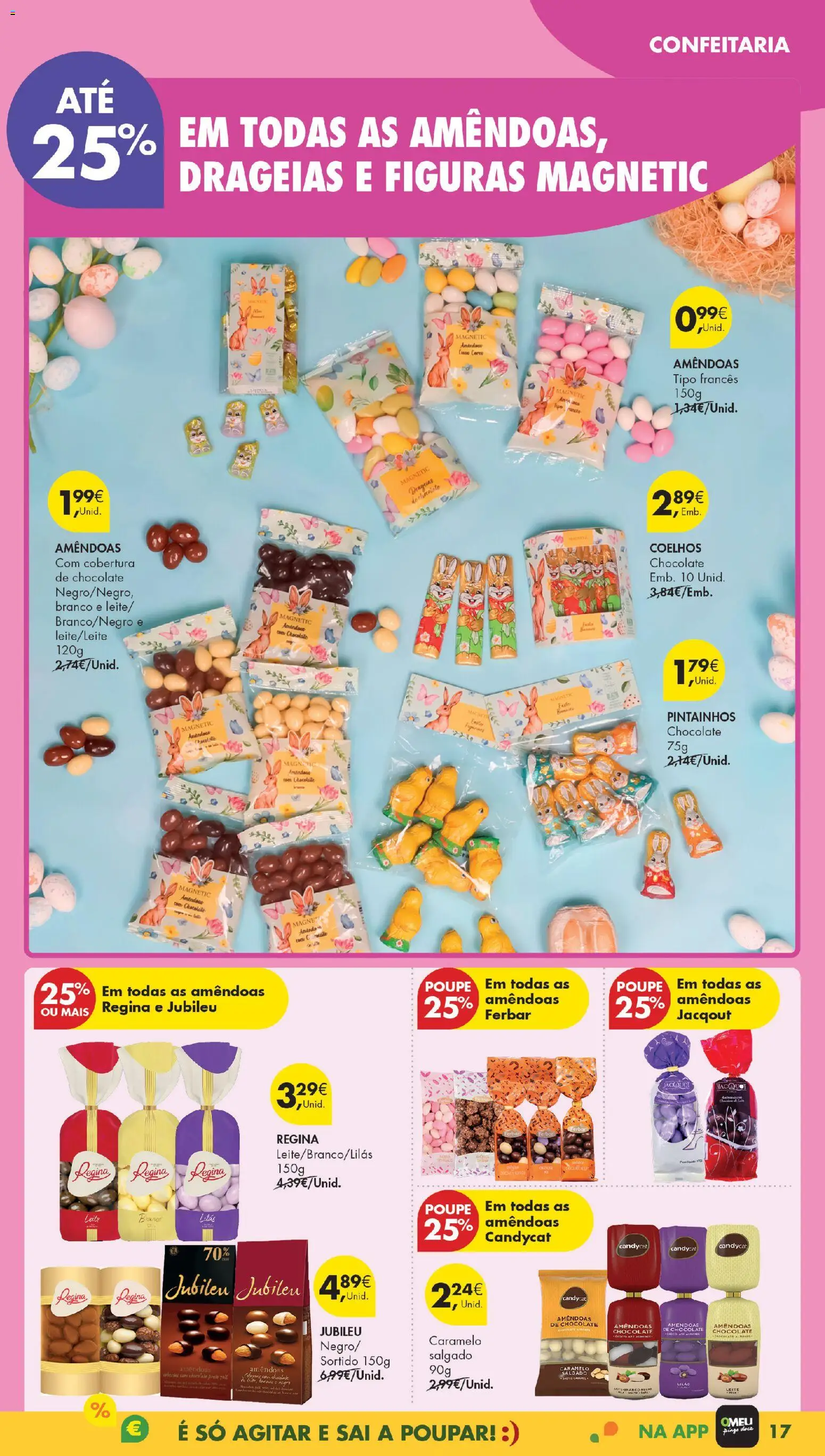 Pingo Doce Poupe Esta Semana Madeira │ válido de 10.03.2026 | Página: 17 | Produtos: Amêndoas, Leite, Chocolate