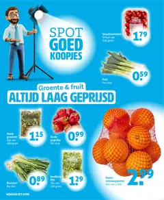 Hoogvliet folder - Voorbeeld van een folder van Hoogvliet, geldig van 08.04.2026 | Pagina: 10 | Producten: Tomaten, Schaal, Prei, Fruit
