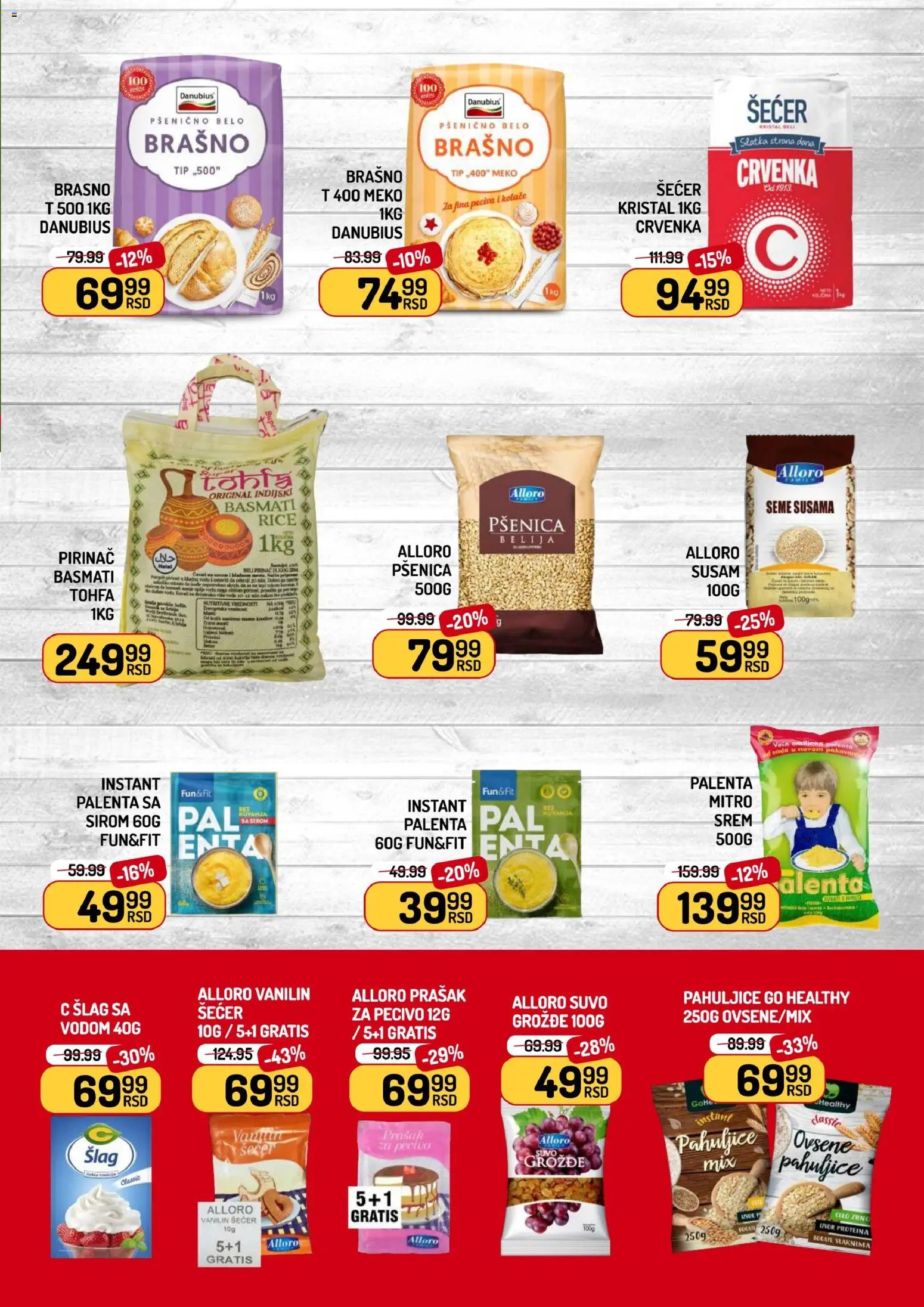 Aman katalog - važi od 16.01.2026 | Strana: 9 | Proizvode: Palenta, Brašno, Pecivo, Pirinač