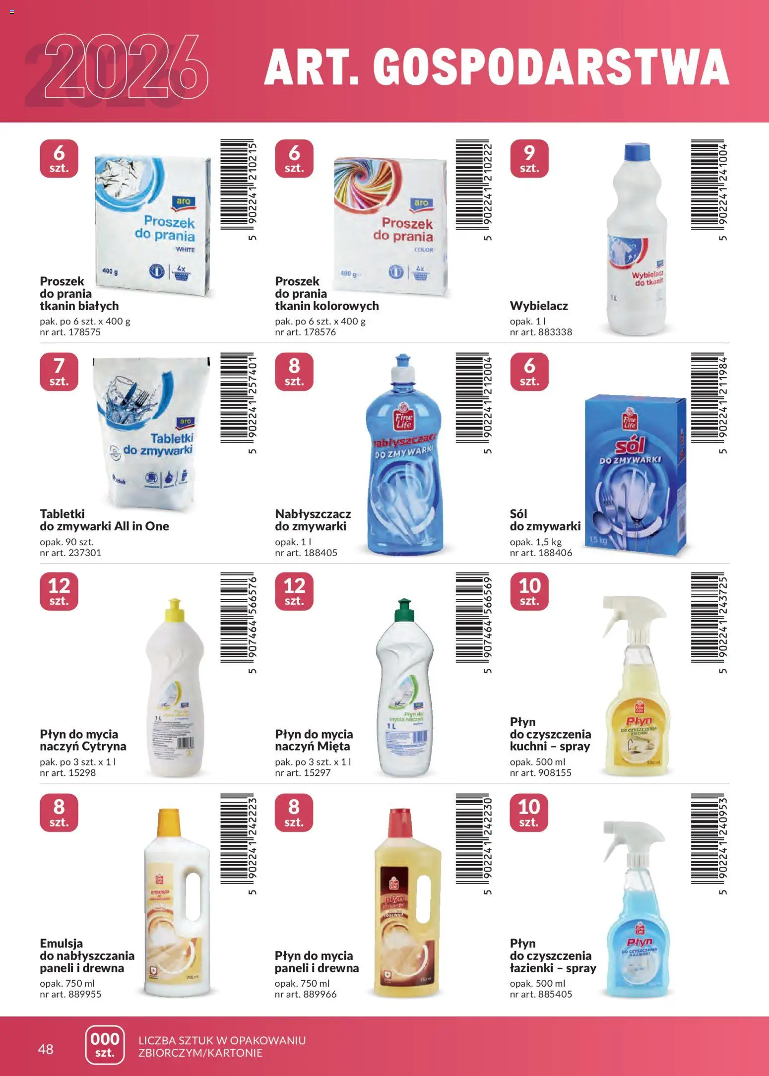 Makro gazetka - Marki własne dla Twojego sklepu od 23.04.2026 | Strona: 48 | Produkty: Cytryna, Nabłyszczacz do zmywarki, Tabletki do zmywarki, Płyn do mycia naczyń