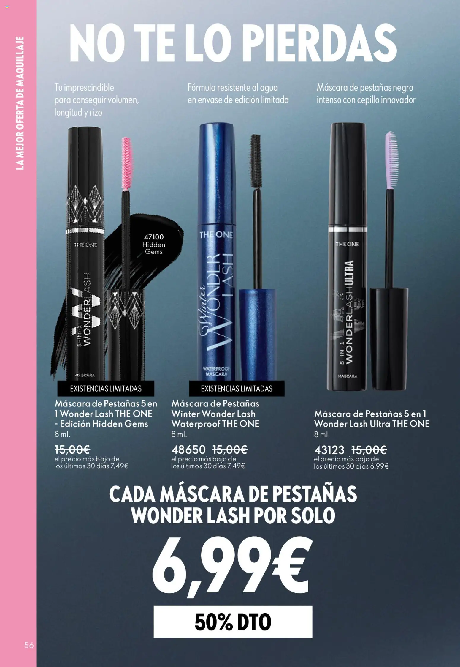 Oriflame - Catálogo Campaña 6 │ válido desde el 22.04.2026 | Página: 56 | Productos: Maquillaje, Cepillo, Máscara, Té