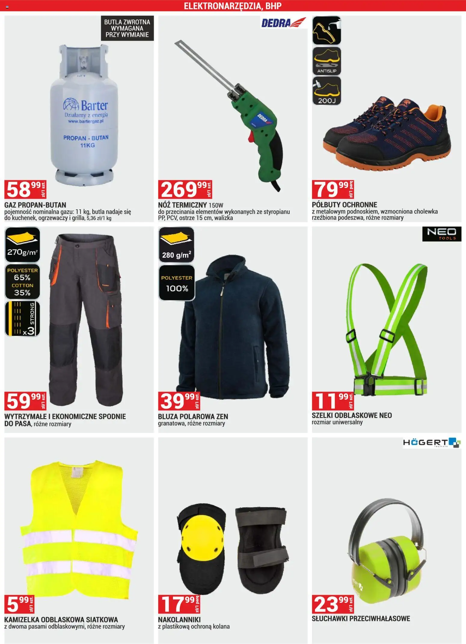 Merkury Market gazetka od 01.03.2026 | Strona: 18 | Produkty: Kamizelka, Spodnie, Słuchawki, Walizka