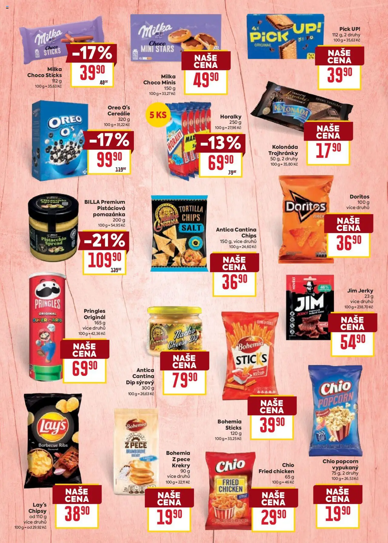 Billa katalog - Léto od 11.06.2025 | Strana: 10 | Produkty: Milka, Cereálie, Krekry, Jerky