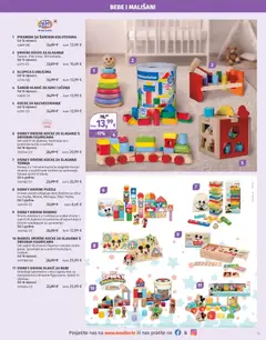 DISNEY DRVENE PUZZLE, Drvene puzzle uključuju šest dijelova sa slikama Vlatke, Minnie, Mickeyja, Šilje i Paška. Od 2 godine. - Pregled kataloga iz trgovine Müller, vrijedi od 01.12.2025 | Stranica: 15