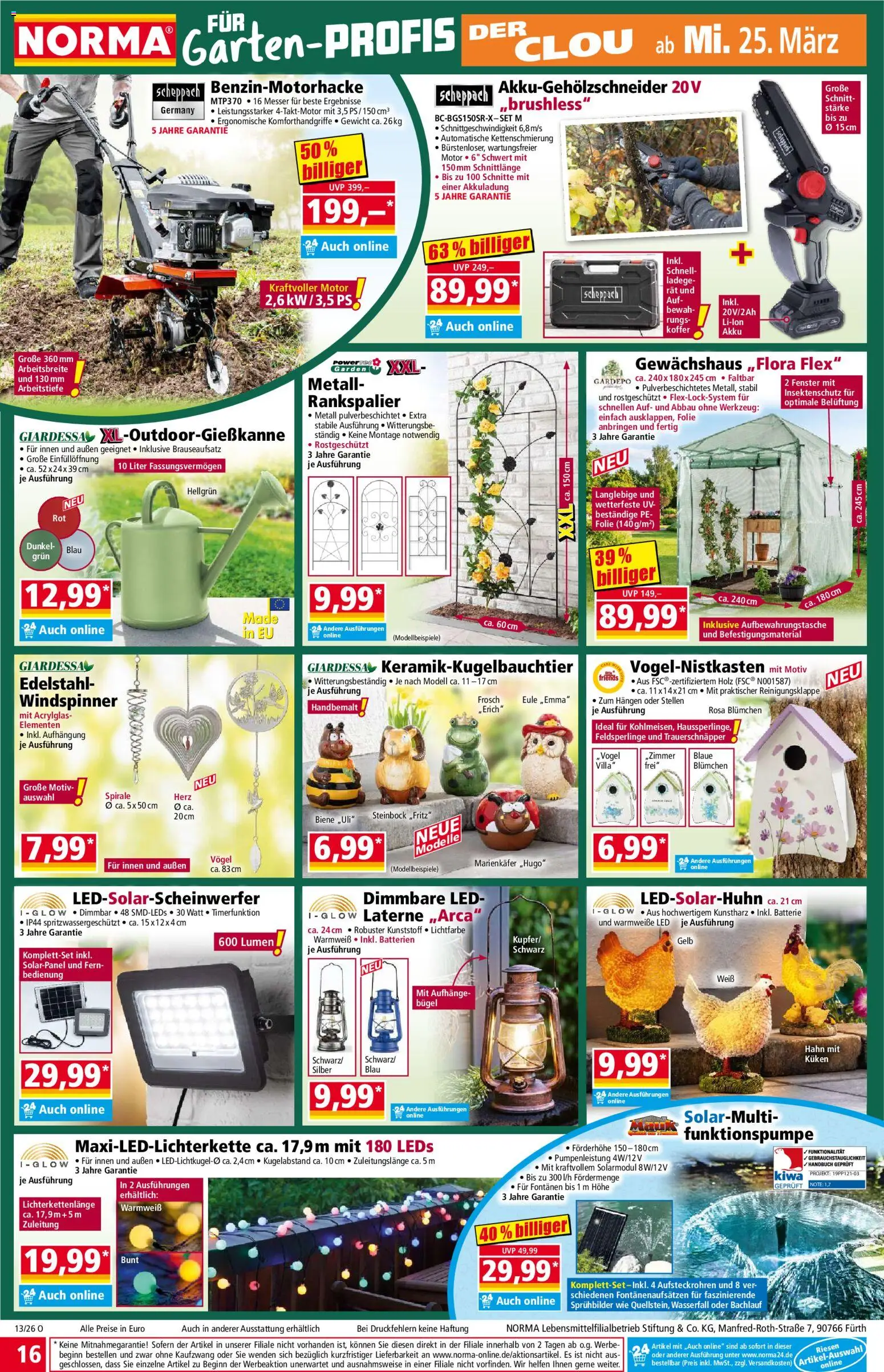 Norma Prospekt 	 – gültig ab 23.03.2026 | Seite: 16 | Produkte: Gewicht, Batterien, Batterie, Koffer