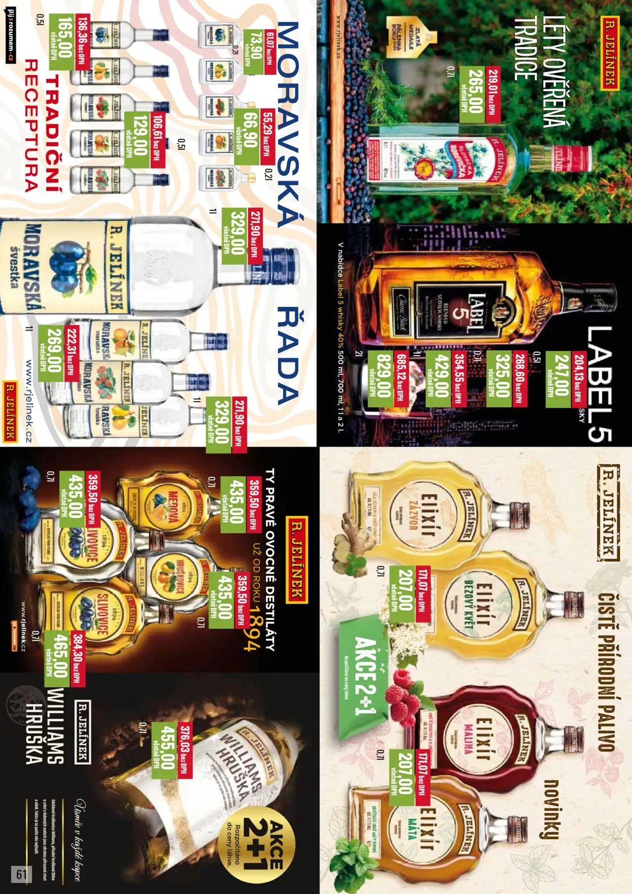 Ratio leták od 01.06.2025 | Strana: 62 | Produkty: Hruškovice, Whisky, Zázvor, Jelínek