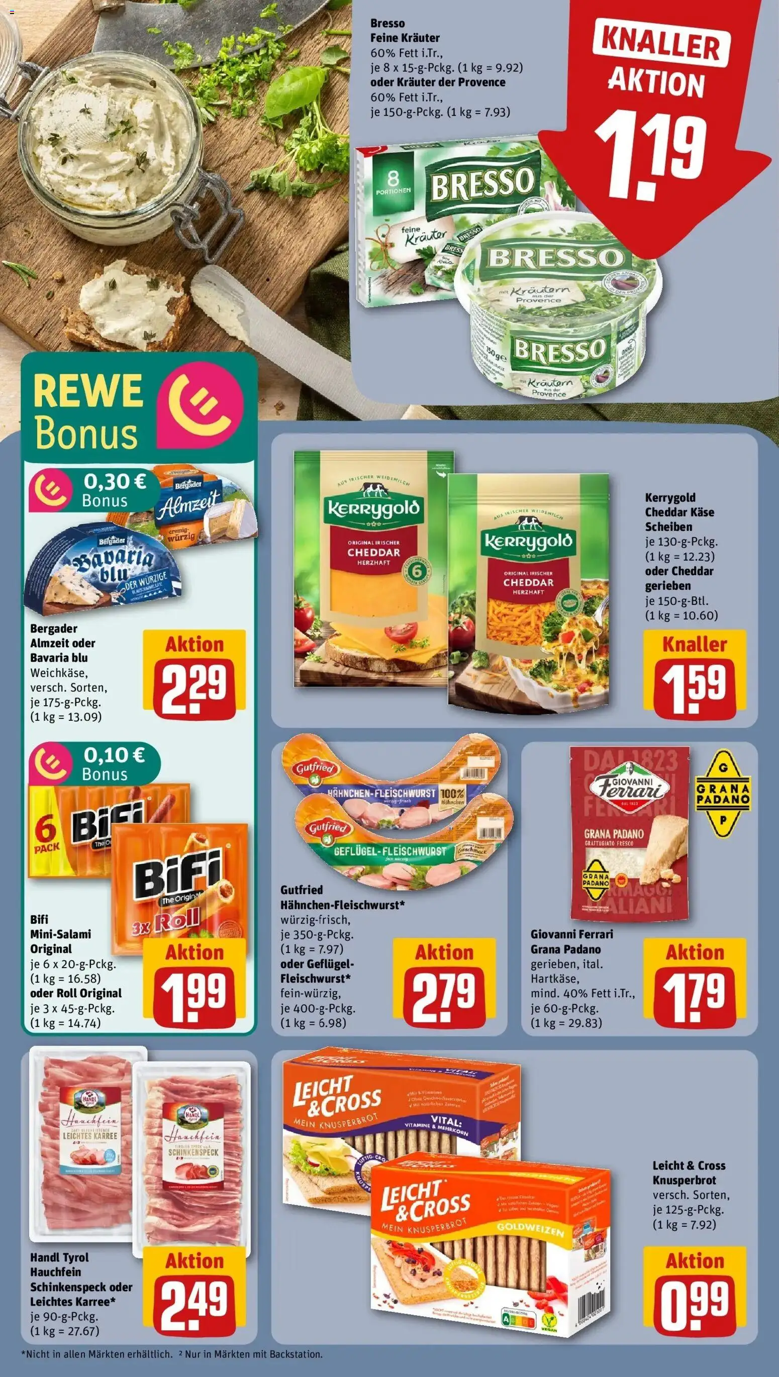 Rewe prospekt Geldern	 – gültig ab 09.02.2026 | Seite: 10 | Produkte: Hahnchen, Maggi, Bresso, Salami