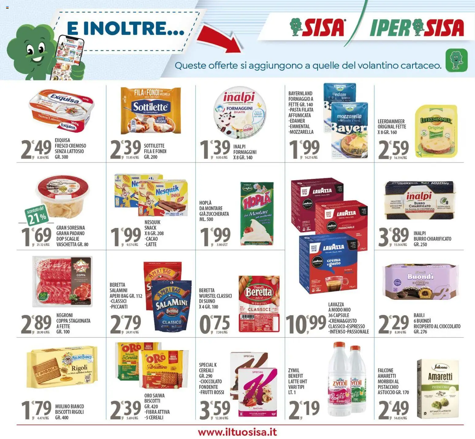 Volantino SISA del 16.12.2025 | Pagina: 24 | Prodotti: Crema, Cereali, Pasta, Miele
