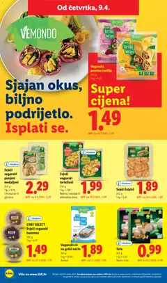 Veganski sir na grčki način, 150 g, Komad - Pregled kataloga iz trgovine Lidl, vrijedi od 07.04.2026 | Stranica: 62