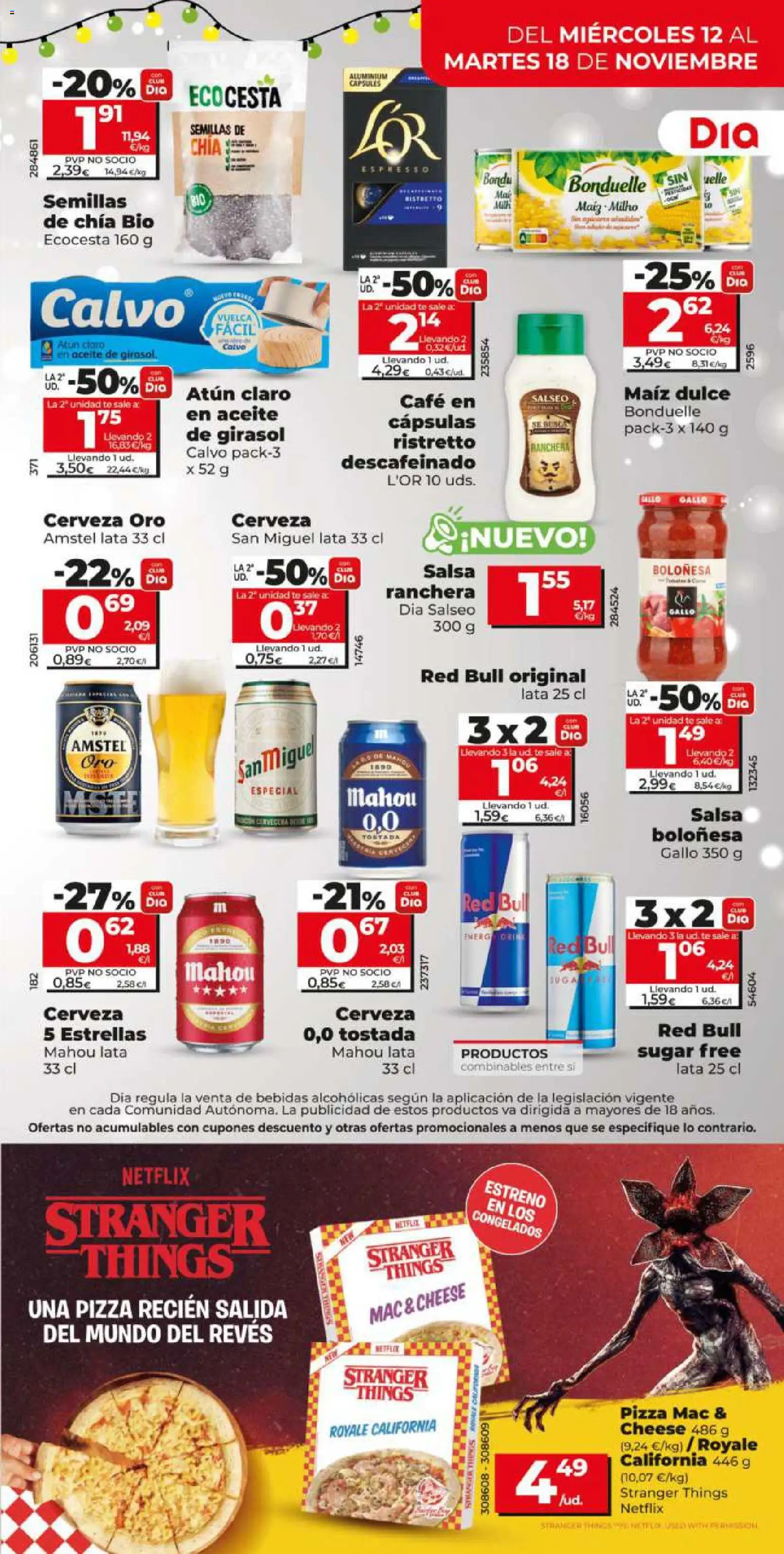 Dia - folleto Market │ válido desde el 12.11.2025 | Página: 9 | Productos: Aceite, Cerveza, Aceite de girasol, Atún claro