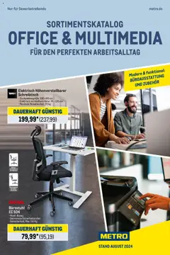 Metro Office & Multimedia gültig ab dem 23.08.2025