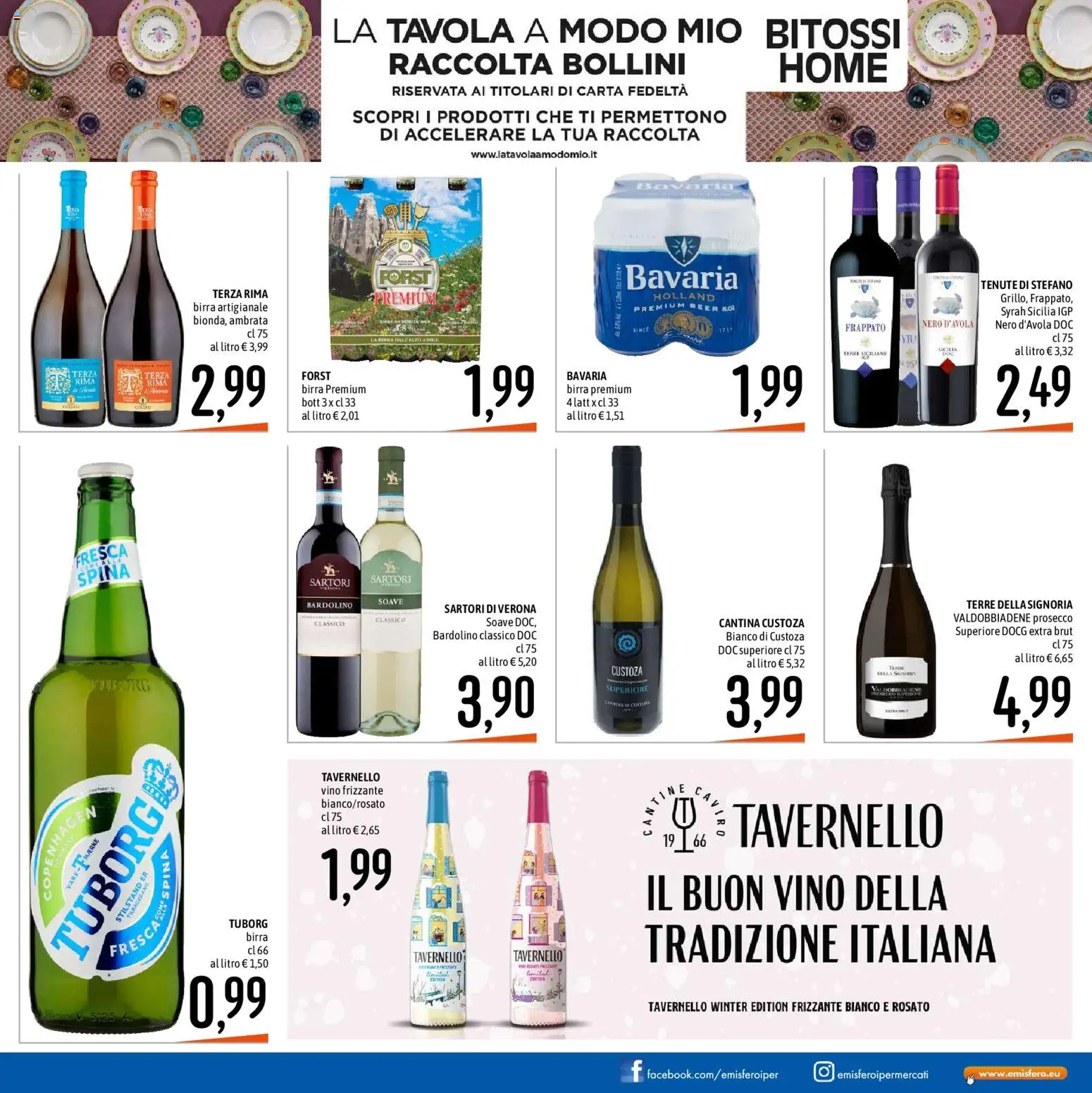 Volantino Emisfero del 08.01.2026 | Pagina: 7 | Prodotti: Birra, Prosecco, Vino