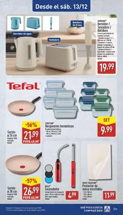 Vista previa HOME CREATION® Protector de mesa recortable, - 110 x 160 cm - 110 x 180 cm - 110 x 200 cm Unidad válido desde el 08.12.2025 | Página: 29 | Productos: Pan, Cable, Batidora, Mesa